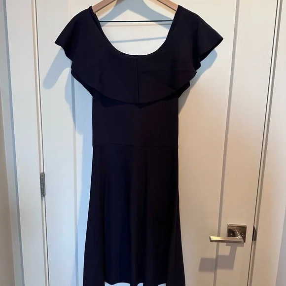 Eliza J Navy Midi Dress - Picture 2 of 3